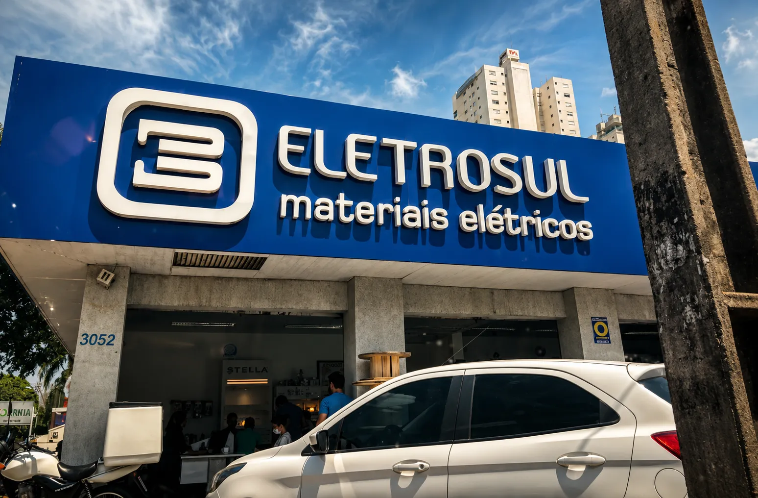 Fachada da loja Eletrosul